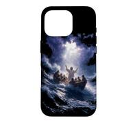 Custodia per iPhone 16 Pro Epic Bible Story Christian Graphic - Jesus Calming The Storm