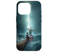 Custodia per iPhone 16 Pro Epic Bible Story Christian Graphic - Jesus Saving Peter