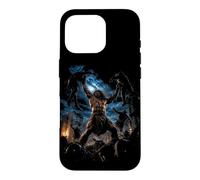 Custodia per iPhone 16 Pro Epic Bible Story Christian Graphic - Samson Battle