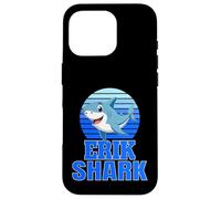 Custodia per iPhone 16 Pro Erik Shark Family Reunion Squad Nome Cognome