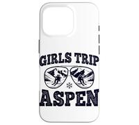 Custodia per iPhone 16 Pro Escursione Ragazze Aspen Sci Weekend Fuga in Montagna