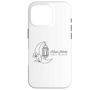 Custodia per iPhone 16 Pro Estetica della lanterna lunare del mese sacro islamico di Ramadan Mubarak