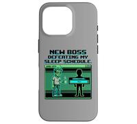 Custodia per iPhone 16 Pro Expecting Dad Gamer New Boss Sleep Schedule