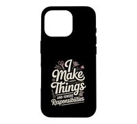 Custodia per iPhone 16 Pro Faccio cose e ignoro le responsabilità Crafting
