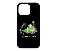 Custodia per iPhone 16 Pro Falsa Luna Landing Spara Nevada Area 51 Bufala