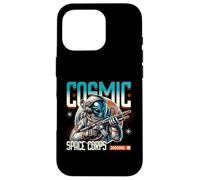 Custodia per iPhone 16 Pro Fantascienza Cosmic Space Corps Alien Warrior Battalion