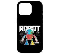 Custodia per iPhone 16 Pro Fantascienza Robot Alimentato Da Codice Guidato Da Logica