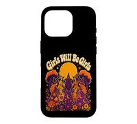 Custodia per iPhone 16 Pro Fantastico design a cerchio per Halloween, anni '70, della congrega delle streghe