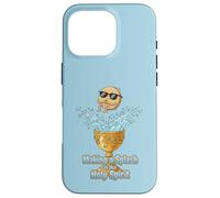 Custodia per iPhone 16 Pro Fare una spruzzata nello Spirito Santo Prima Comunione Battesimo