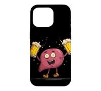 Custodia per iPhone 16 Pro Felice Giornata del fegato con Costume