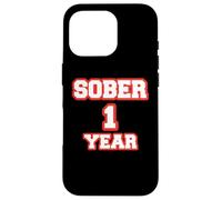 Custodia per iPhone 16 Pro Felice Sobriety 1 Anno Cool Anniversary Red Sobriety