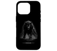 Custodia per iPhone 16 Pro Fenrir - Ragnarok vichingo norvegese il lupo