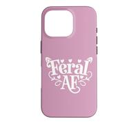 Custodia per iPhone 16 Pro Feral AF Feral Summer Sarcastic