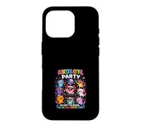 Custodia per iPhone 16 Pro Festa Axolotl DJ Disco Celebrazione Fun
