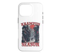 Custodia per iPhone 16 Pro Figura leggendaria Krampus | Maschera Krampus Run Perchten |