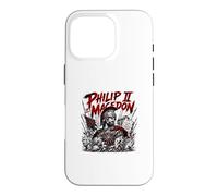 Custodia per iPhone 16 Pro Filippo II di Macedonia Antico re Guerriero Greco