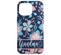 Custodia per iPhone 16 Pro Floral Grandma Love from Grandkids Mother's Day