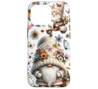 Custodia per iPhone 16 Pro Floral Wildflower Butterfly Gnome Patterns For Mom Flower