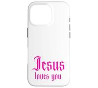 Custodia per iPhone 16 Pro Forza per incoraggiarti nei momenti difficili, Gesù ti ama