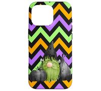 Custodia per iPhone 16 Pro Frankenstein Halloween gnomo verde carino mostro spettrale