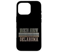 Custodia per iPhone 16 Pro Freccia spezzata retrò Oklahoma