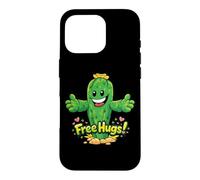 Custodia per iPhone 16 Pro Free Hugs - Scritta "Cactus Abbraccio"