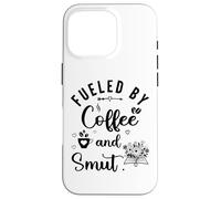 Custodia per iPhone 16 Pro Fueled By Coffee Smut Reader Dark Romance Smutty Book Smutt