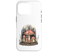 Custodia per iPhone 16 Pro Funghi Incantati Foresta Campana Jar Fungi Art