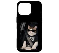 Custodia per iPhone 16 Pro Funny 67 Cat Sunglasses Six Seven 6 7 Cat Meme Gen Alpha