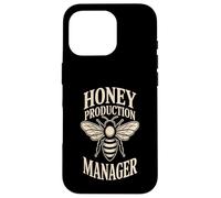 Custodia per iPhone 16 Pro Funny Bee Honey Direttore Produzione Apicoltore