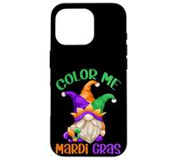 Custodia per iPhone 16 Pro Funny Mardi Gras Quote For Women And Men With Carnival Gnome