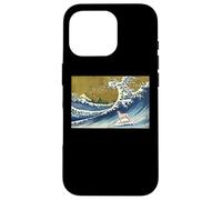 Custodia per iPhone 16 Pro Funny Retro Vintage Mens & Womens Surfing Great Dane Lover