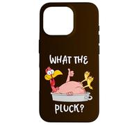 Custodia per iPhone 16 Pro Funny Turkey What the Pluck Camicia del Ringraziamento Uomo Donna