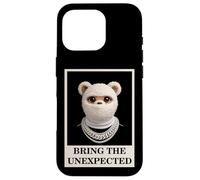 Custodia per iPhone 16 Pro Funny Wild tEDDY bEAR With Fur Mask Bring the Unexpected