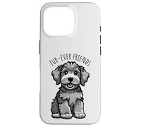 Custodia per iPhone 16 Pro Fur-Ever Friends - Cartone animato con cucciolo di