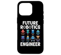 Custodia per iPhone 16 Pro Future Robotics Engineer Funny Robot Engineering Kids