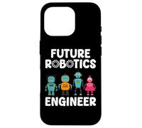 Custodia per iPhone 16 Pro Future Robotics Engineer Funny Robot Engineering Kids