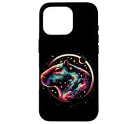 Custodia per iPhone 16 Pro Galactic Capybara Voyage Notte stellata Wildlife Odyssey