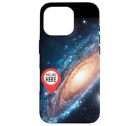 Custodia per iPhone 16 Pro Galassia di fantascienza Tu sei qui Giovane Spaceman