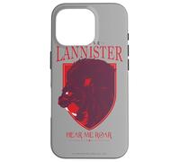 Custodia per iPhone 16 Pro Game of Thrones Lannister Hear Me Roar