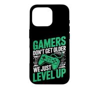 Custodia per iPhone 16 Pro Gamers Don't Get Older We Just Level Up Funny Gamer Retro