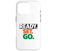 Custodia per iPhone 16 Pro Gara Ready Go Marathon Go Time Get Moving Sprinter 10k 5k