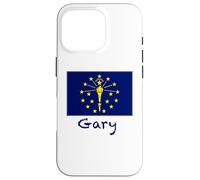 Custodia per iPhone 16 Pro Gary Indiana Bandiera USA Souvenir