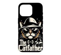 Custodia per iPhone 16 Pro Gatto divertente del padre del gatto