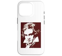 Custodia per iPhone 16 Pro Genio della musica classica di Beethoven