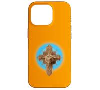 Custodia per iPhone 16 Pro GEOMETRIA SACRA CROCE Meditazione, Preghiera, Positivo Spirituale