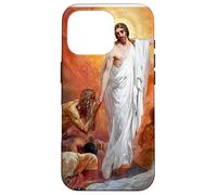 Custodia per iPhone 16 Pro Gesù Cristo predica agli spiriti nell'inferno della prigione