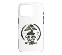 Custodia per iPhone 16 Pro Giapponese Bonsaï arbre plante Motivations Bonsaï