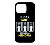 Custodia per iPhone 16 Pro Giocare A Padel Migliora La Memoria - Padel Divertente