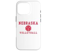 Custodia per iPhone 16 Pro Giocatore della squadra di pallavolo del Nebraska